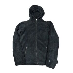 Kuhl Deep Pile Fleece Sherpa Jacket Women's Size Medium Black Warm Soft Shell